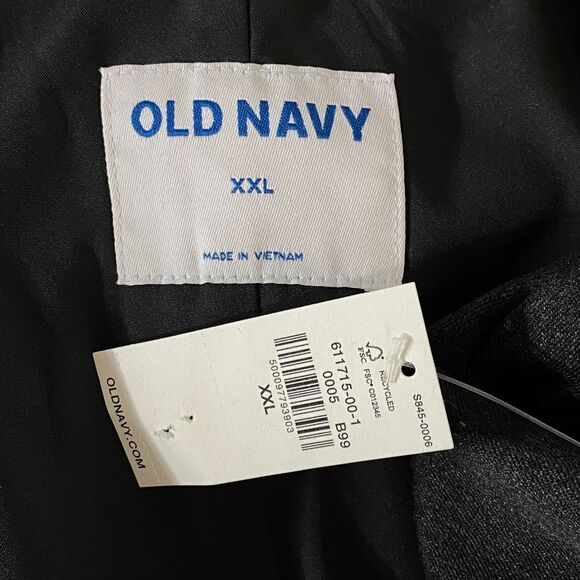 New Old Navy Heathered Twill Pixie Blazer Women's Size XXL - Picture 3 of 7